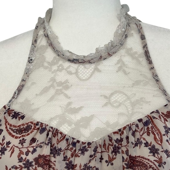 Mason & Belle Floral Sleeveless High Neck Maxi Dress - Size Small - Picture 3 of 14